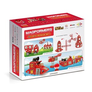 Магнитный конструктор Magformers Amazing Rescue Set 50 деталей Magformers фото 9