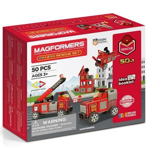 Магнитный конструктор Magformers Amazing Rescue Set 50 деталей Magformers фото 1