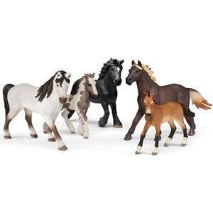 Набор фигурок Лошади 5 шт Schleich (Шляйх) фото 1