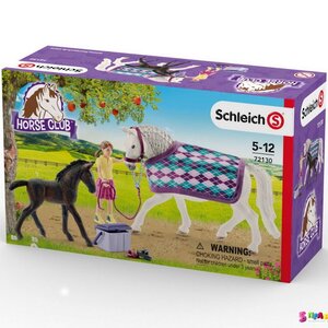 Игровой набор Уход за Липпицианскими лошадьми с фигурками и аксессуарамикупить в интернет-магазине Игроландия toys-land.ru, 72130-schleich, цена:2820 ₽