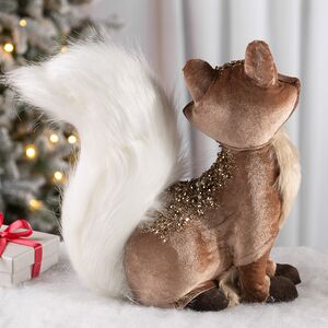 Декоративная фигура Лисичка Айрика - Diamond Forest 27 см, розовое золото Kaemingk фото 3