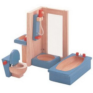 Деревянная мебель для кукол Ванная комната Plan Toys фото 1