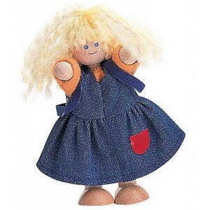 Деревянная кукла Девочка 10 см Plan Toys фото 1