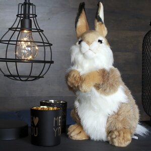 Мягкая игрушка Коричневый кролик 24 см