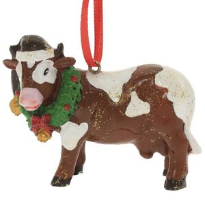 Елочная игрушка Бык Римус - Рождественская сказка 8 см, подвеска Снегурочка фото 1