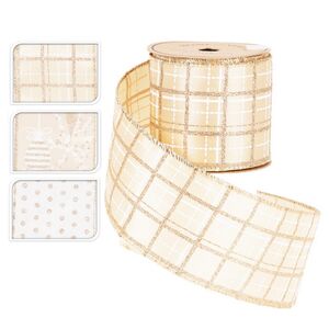 Декоративная лента в горошек Motif Mignon 270*6 см золотистая Koopman фото 1