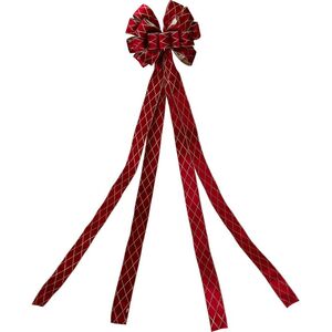 Верхушка на елку Бант Luxurious Cherry 130*33 см Koopman фото 1