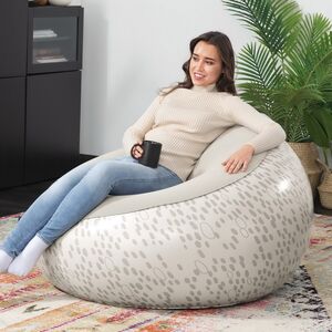 Надувное кресло Inflate Chair 112*66 см бежевое Bestway фото 2