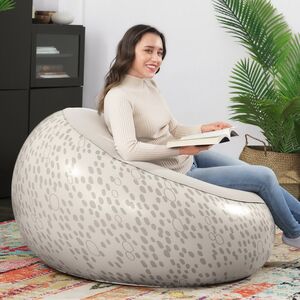 Надувное кресло Inflate Chair 112*66 см бежевое Bestway фото 3