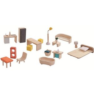 Деревянный кукольный домик с мебелью Plan Toys (План Тойс) фото 3