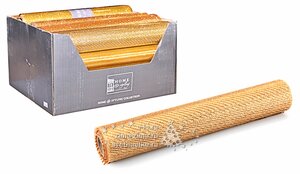 Ткань для декорирования 30*500 см золотая, органза Koopman (Купман) фото 1