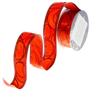 Декоративная лента Серпантин красная 270*2.5 см Koopman фото 1