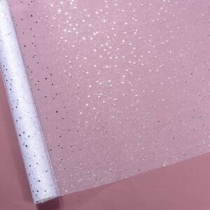 Ткань для декора Сетка Ивелин 39*200 см серебряная Koopman (Купман) фото 3