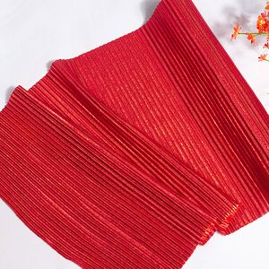 Ткань для декора Barbara - Гофре 28*150 см, красная