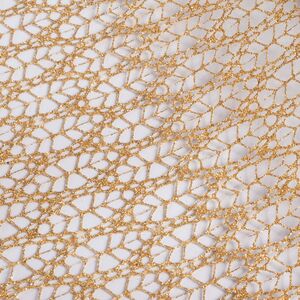 Ткань для декора Ажурная Сетка Savannah 28*150 см золотая Koopman (Купман) фото 3