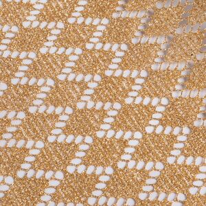 Ткань для декора Ажурная Сетка Steppe 28*150 см золотая Koopman (Купман) фото 2
