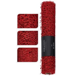 Ткань для декора Ажурная Сетка Hayfield 28*150 см красная Koopman фото 1