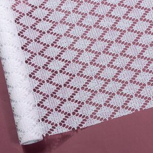 Ткань для декора Ажурная Сетка Steppe 28*150 см белая Koopman (Купман) фото 3