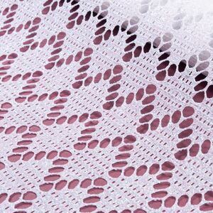 Ткань для декора Ажурная Сетка Steppe 28*150 см белая Koopman (Купман) фото 2