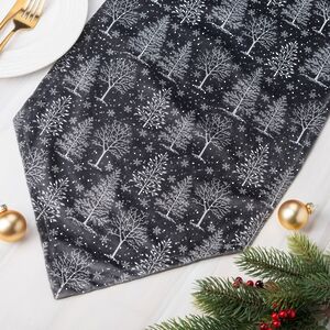 Новогодняя дорожка Шварцвальд 150*32 см черная