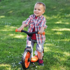 Детский беговел Smoby с подножкой 77*48 см оранжевый с белым Smoby фото 3