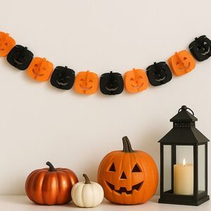 Гирлянда на Хэллоуин - Scary Pumpkins