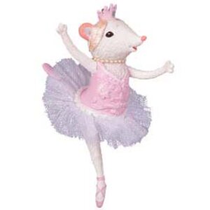 Ёлочная игрушка Мышь Балерина Ноэль 13 см, подвеска Holiday Classics фото 1