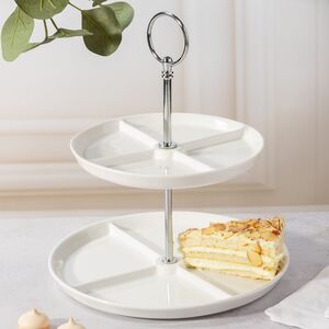 Двухъярусная этажерка для фруктов Etagere 24 см