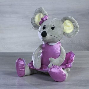 Мягкая игрушка-антистресс Мышка Плюша - Розовые мечты 20 см Hit-Toys фото 2