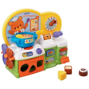 Развивающая игрушка Моя первая кухня 34*31 см со светом и звуком Vtech фото 1