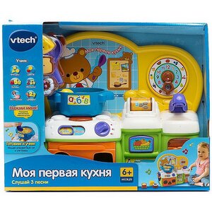 Развивающая игрушка Моя первая кухня 34*31 см со светом и звуком Vtech фото 2