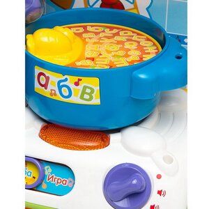 Развивающая игрушка Моя первая кухня 34*31 см со светом и звуком Vtech фото 3