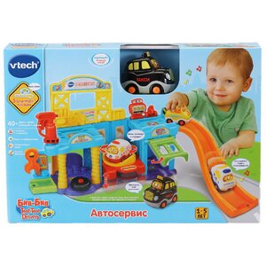 Игровой набор Автосервис Бип-Бип Toot-Toot Drivers, со звуком Vtech фото 3