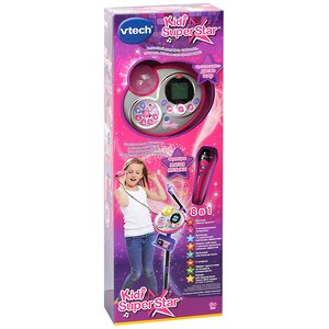 Микрофон на стойке Караоке Kidi Super Star с дискошаром, совместим с MP3 Vtech фото 10