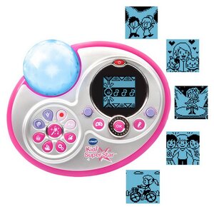 Микрофон на стойке Караоке Kidi Super Star с дискошаром, совместим с MP3 Vtech фото 7