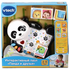 Интерактивный пазл Панда и друзья, со звуком Vtech фото 6