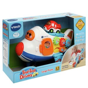 Обучающая игрушка Грузовой самолет Бип-Бип Toot-Toot Drivers со светом и звуком Vtech фото 3