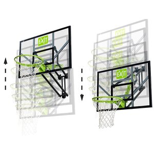 Баскетбольная система настенная, 166*77 см Exit фото 3