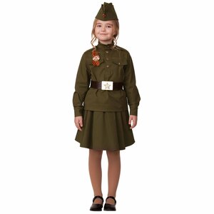 Детская военная форма Солдатка в пилотке
