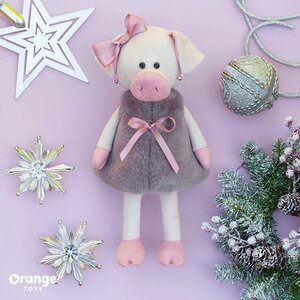 Мягкая игрушка Свинка Варенька 25 см Orange Toys (Орандж Тойс) фото 8