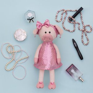 Мягкая игрушка Свинка Манечка 25 см Orange Toys фото 8