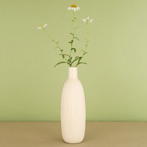 Фарфоровая ваза для цветов Кослада 26 см слоновая кость Kaemingk фото 2