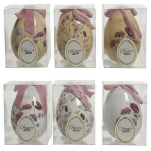 Пасхальные украшения Яйца Easter von Delicacy 12 см, 3 шт, белые, подвеска Kaemingk фото 3