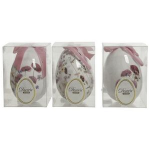 Пасхальные украшения Яйца Easter von Delicacy 12 см, 3 шт, белые, подвеска Kaemingk фото 2