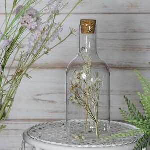 Декоративная бутылка Fleurs de Provence: Creme 17 см, стекло Kaemingk фото 1