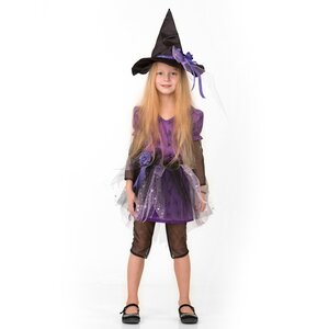 Детский карнавальный костюм Ведьмочка