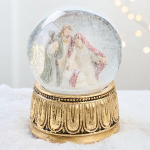 Снежный шар Святое Семейство 15*10 см