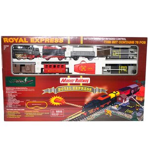 Железная дорога Royal Express 6.7 м 75 элементов звук свет дым Golden Bright (Голдэн Брайт) фото 4