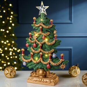 Новогодний светильник Елка Котильон 49 см, 10 LED ламп, на батарейках