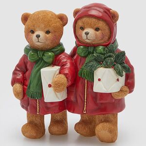 Новогодняя фигурка Мишки Форестер - Прогулка в Рождество 14 см EDG фото 1